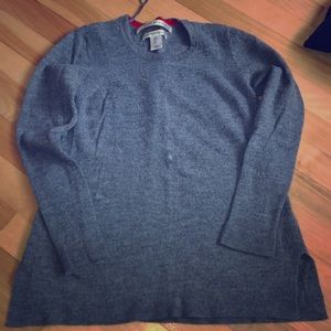 Max Studio Grey Merino wool sweater